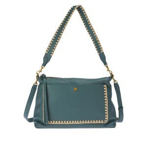 Lucky Brand Cori Bag Genuine LEather purse EUC Sea Color  Crossbody